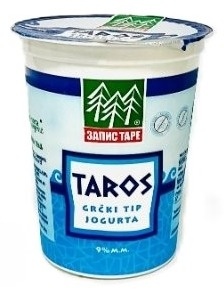 Jogurt Grčki Taros Zapis Tare 9%mm 380 g