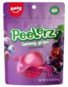 Bombone Peelerz Gumm Grape 65 g Amos