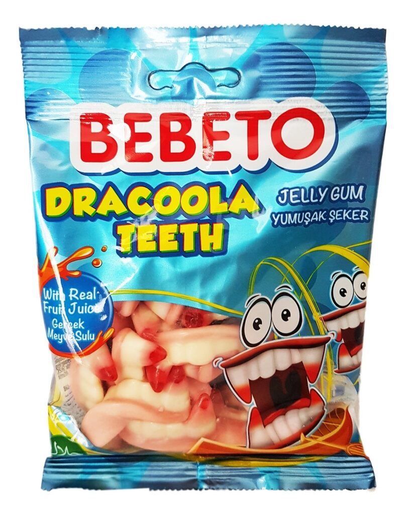 Bombone Dracoola Teeth 80 g Bebeto