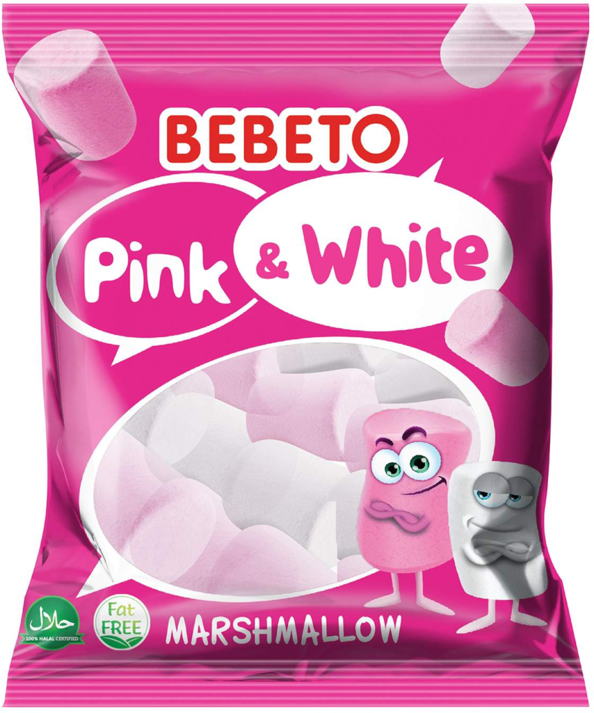 Bombone Penaste Pink&whi 60 g Bebeto