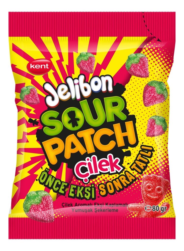 Bombone Sour Patch Strawbe 80 g Kent