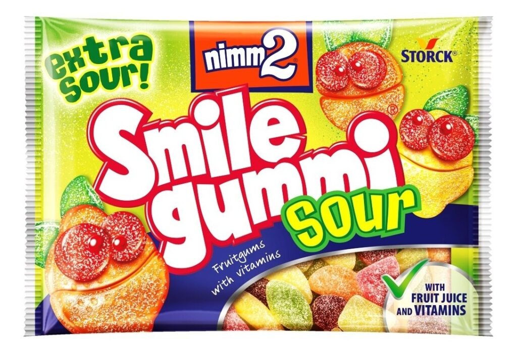 Bombone Gum Nimm2 Smile Sour 100 g