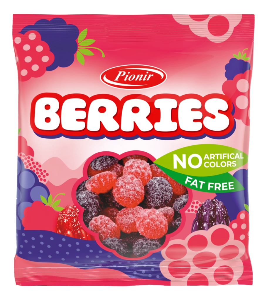 Pionir bombone Gummy Berries 100 g