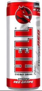 Hell Energy Drink red grape 0.25 l 1/24