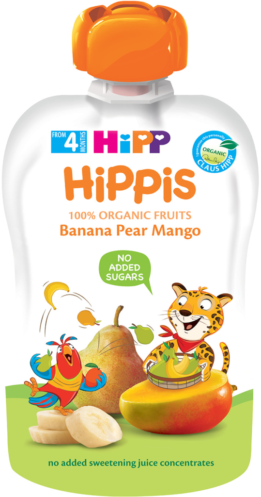Hipp voc.uzitak banana,kruška,mango 100 g