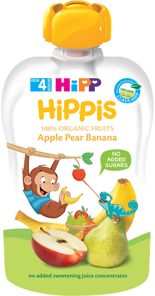 voćni uzitak jabuka, kruška, banana 100 g