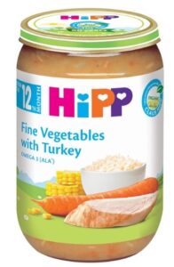 Hipp kasica povrce,curetina 220 g
