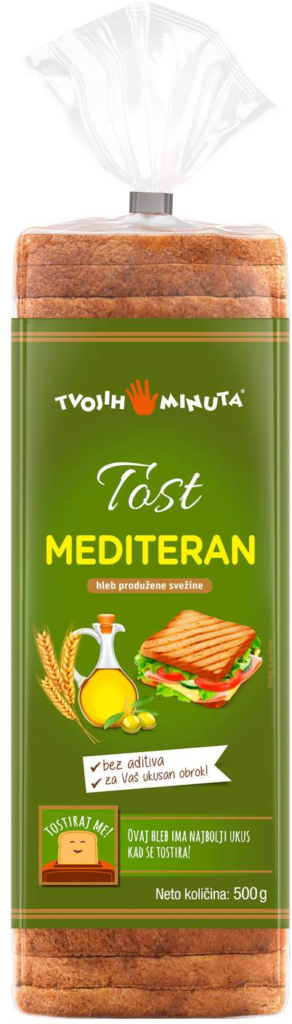 Hleb Tost Mediteran 500 g