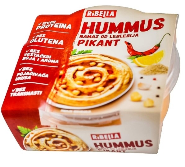 Hummus Pikant 80 g Ribella