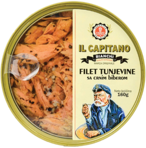 Tunjevina filet sa crnim biberom i limunom u ulju 0160 Il Capitano