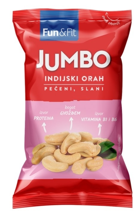 Indijski Orah Prženi 75 g Fun&fit