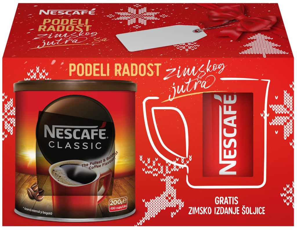Nescafe instant Classic 200 G+šolja