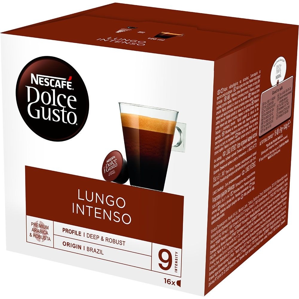 Kapsule Dolce Gusto Lungo Inteso 144 g