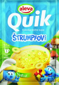 Aleva supa Quik Kokošja Štrumpf 12 g
