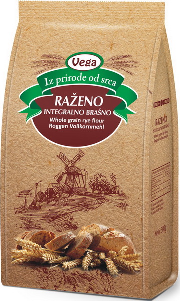 Brašno Raženo Integralno 500 g Vega