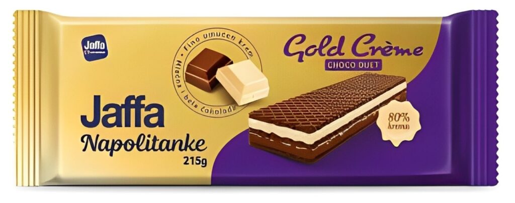 Jaffa Napolitanke Gold Creme Choco Duet 215 g