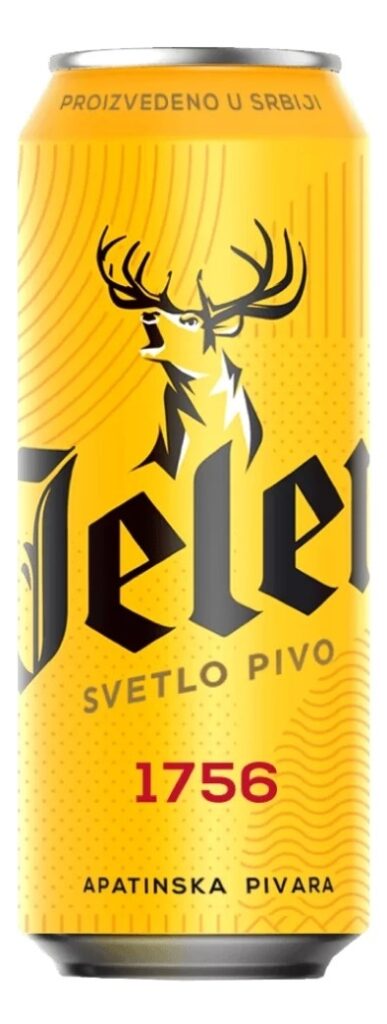 Jelen pivo svetlo limenka 0.5 l