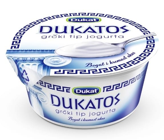 Jogurt cvrsti 9.7%mm Dukatos 150 g