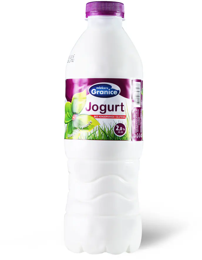 Jogurt 2.8%mm flasa Granice 1 kg