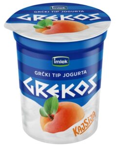 Grekos jogurt kajsija 400 g casa