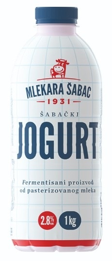 Jogurt 2,8%mm 1 kg Pet Šabac