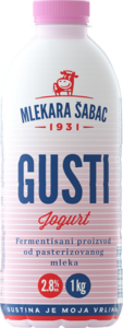 Jogurt Gusti 2.8%mm 1 kg Šabac