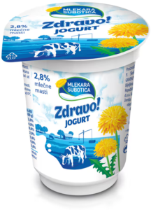 Zdravo jogurt 2,8%mm 180 g Čaša