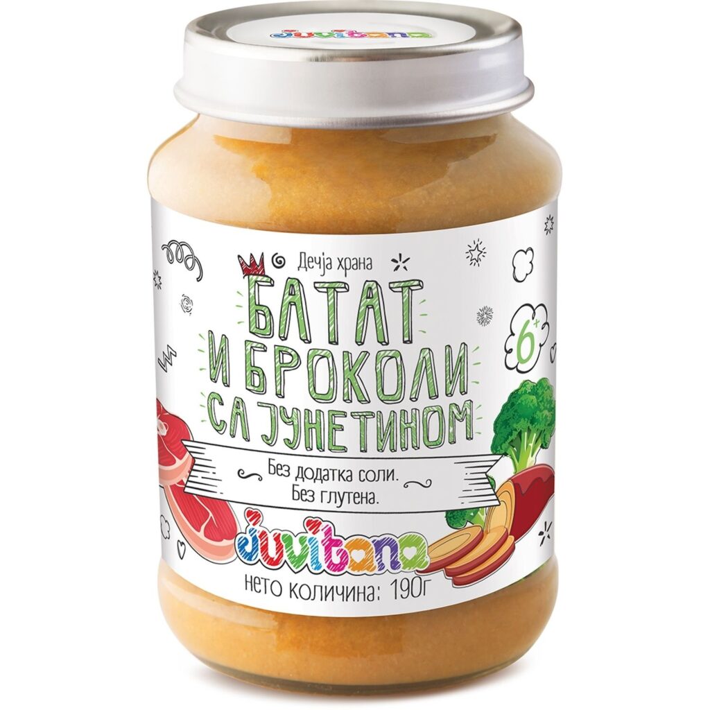 Kašica Juv Batat&brok Junetina 190 g