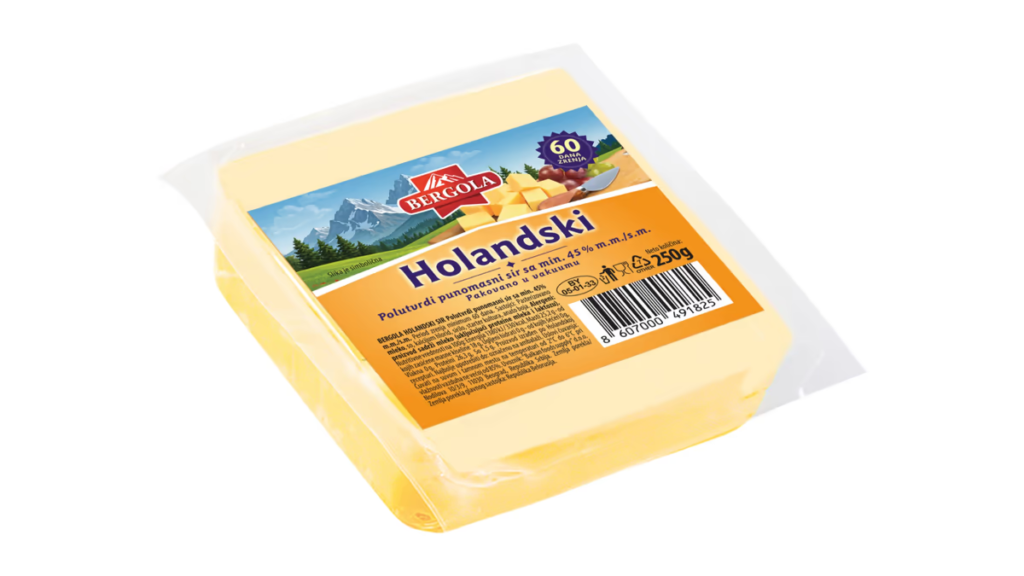 Sir Holandski 45%mm 250 g Bergola