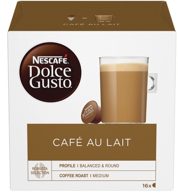 Kapsule Dolce Gusto Cafe au Lait 160 g