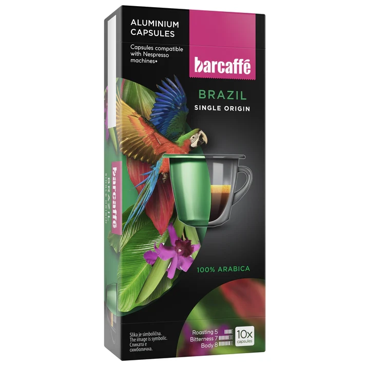 Barcaffe kapsule Alu so Brazil 55 g ns