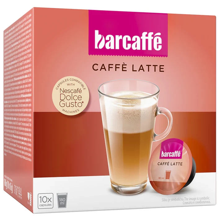 Barcaffe kapsule Caffe Late 160 g