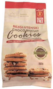 Bezglutenski Keks sa Čokoladom 200 g Aleksandrija