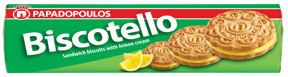Keks Sendvič Biscotello Limun 200 g