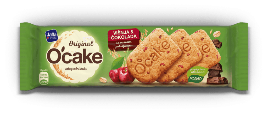 Keks O'cake Čoko Višnja 115 g
