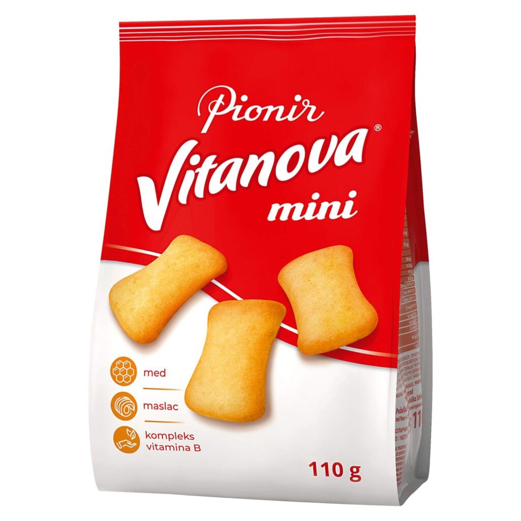 Pionir keks Mini Vitanova 110 g