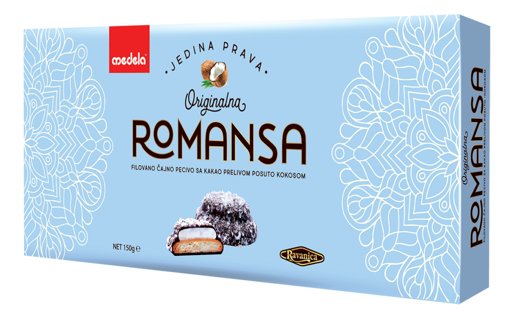 Keks Romansa Kokos 150 g Ravanica