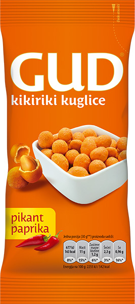 Kikiriki Gud Kuglice Paprika 40 g