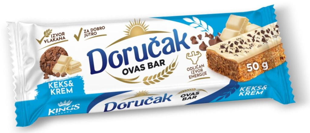 Bar Doručak Ovas Keks Krem 50 g Avena