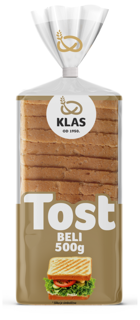 Hleb Tost Tamni Klas 500 g