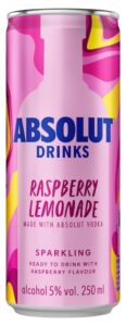 Vodka Absolut Malina Limunada 0.25 l