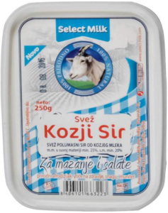 Sir Sveži Kozji 250 g Select Milk