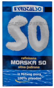 So morska jodirana Kristal So 1 kg