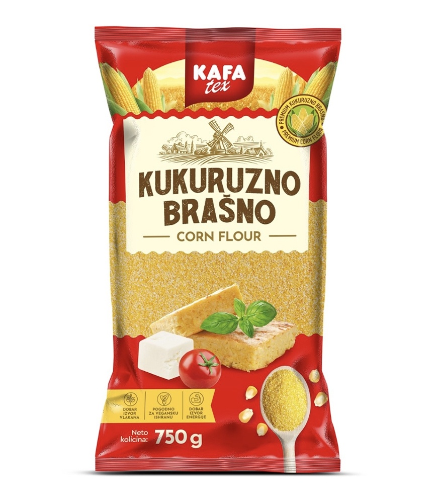 Kukuruzno brašno 750 g #12 Kafatex