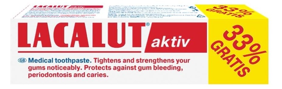 zp Lacalut Aktiv 75 Ml+33% Gratis