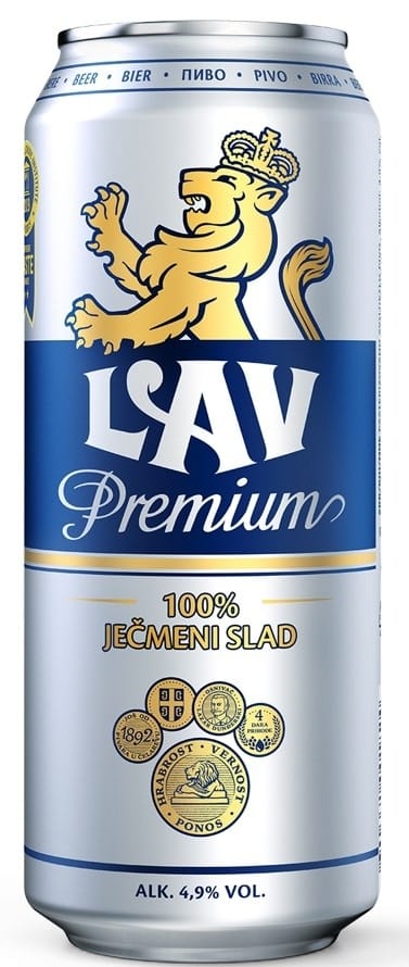 Lav pivo Premium 0.5 l Limenka