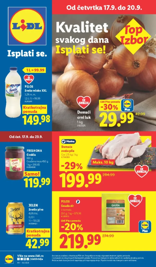 Lidl katalog, strana 1
