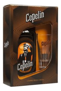 Liker Cepelin 0,7 l Kut+čaša Ecomex