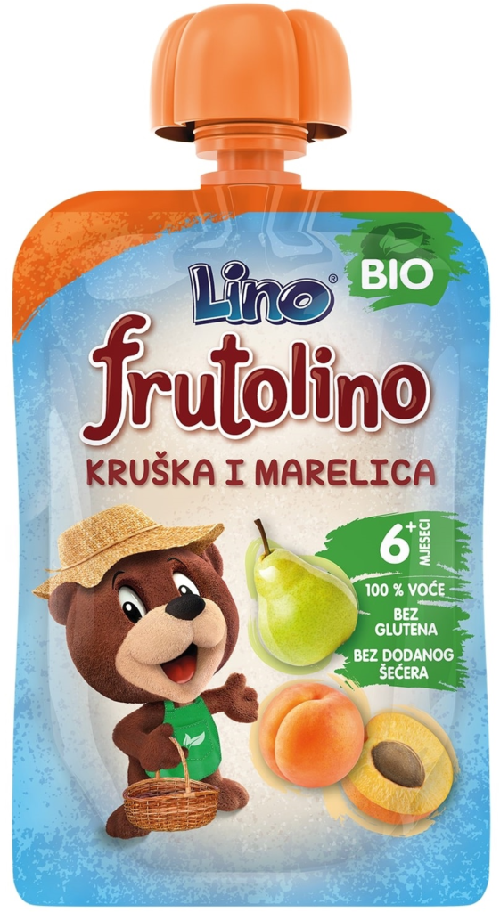 Frutolino pouch kruška i marelica 100 g #8 Podrav