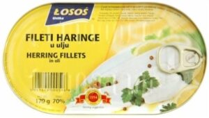 Losos fileti haringe u ulju 170 g